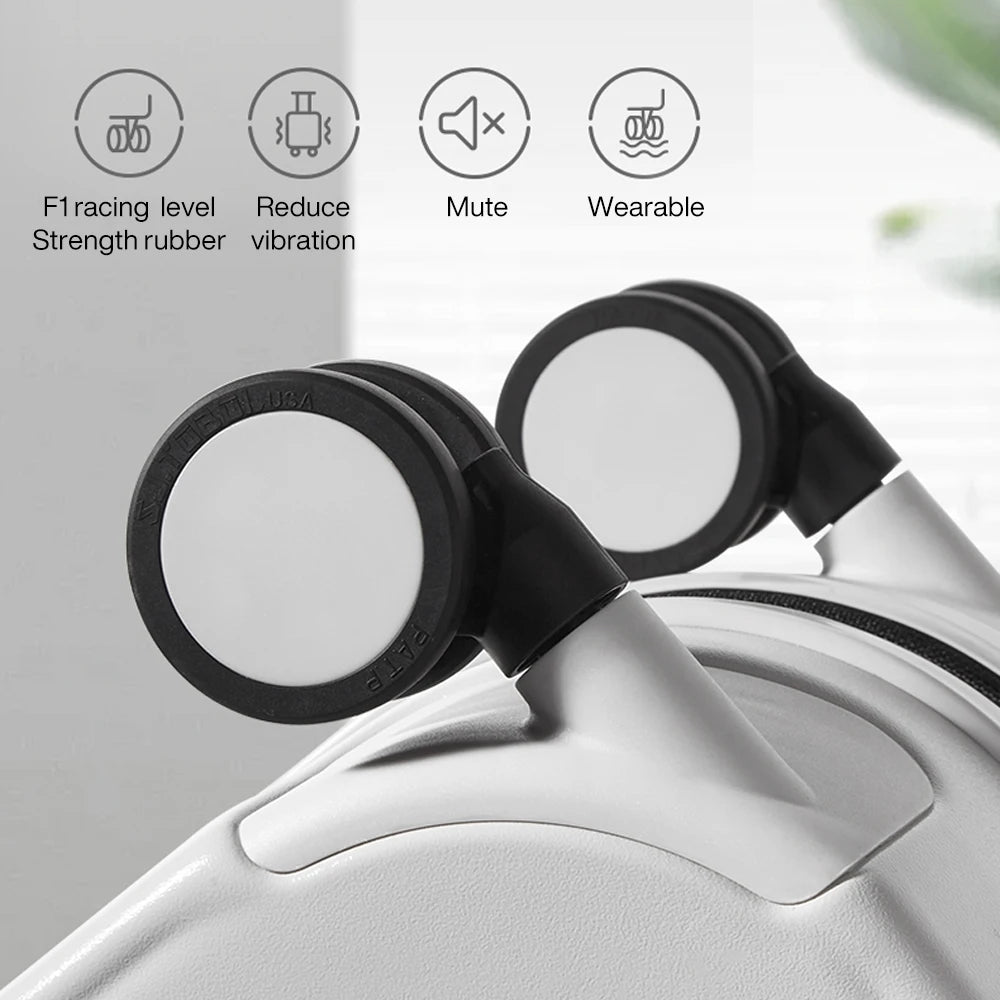 Valise Premium en PC 100 % avec Roues Spinner, Formats 18”, 20” et 24”