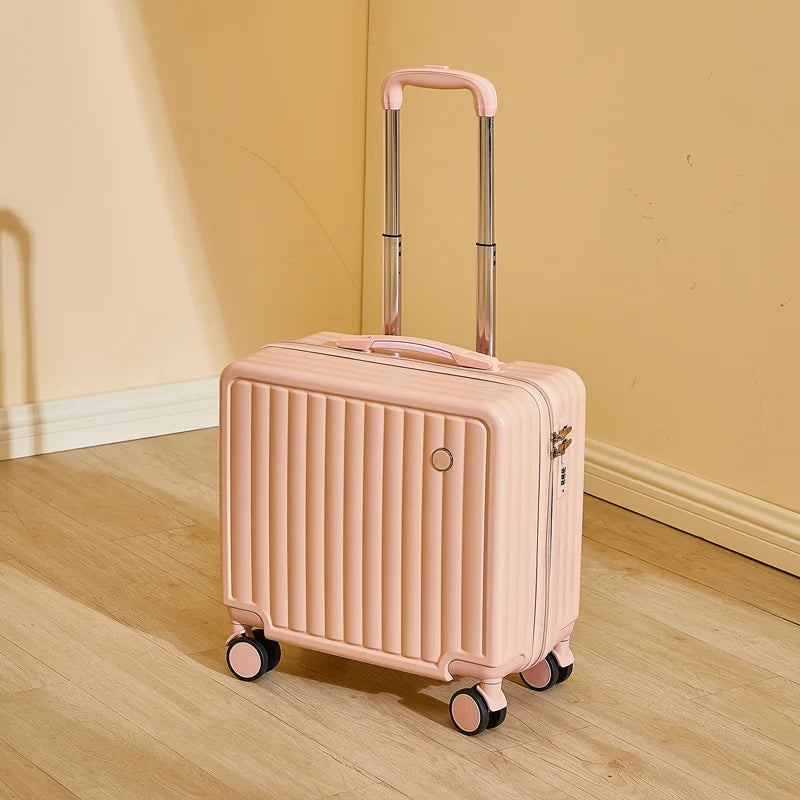 Valise Cabine Légère et Élégante avec Serrure à Code et Roues Silencieuses