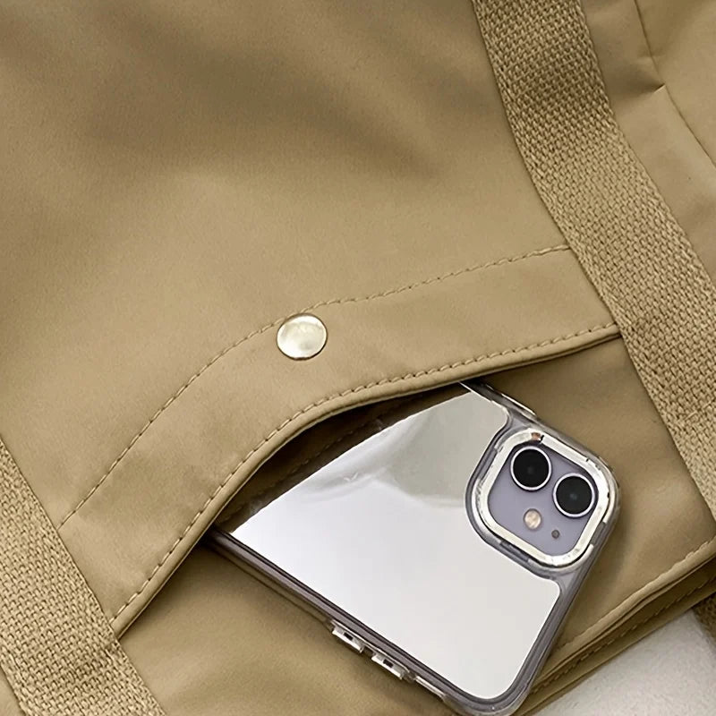 Sac Bandoulière Premium Grande Capacité en Nylon, Élégant et Modulable