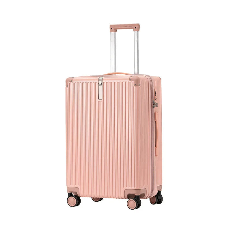 Sushimu Wide Handle Expandable Suitcase – Valise Trolley Premium en PC Extensible, 20/24/26 Pouces