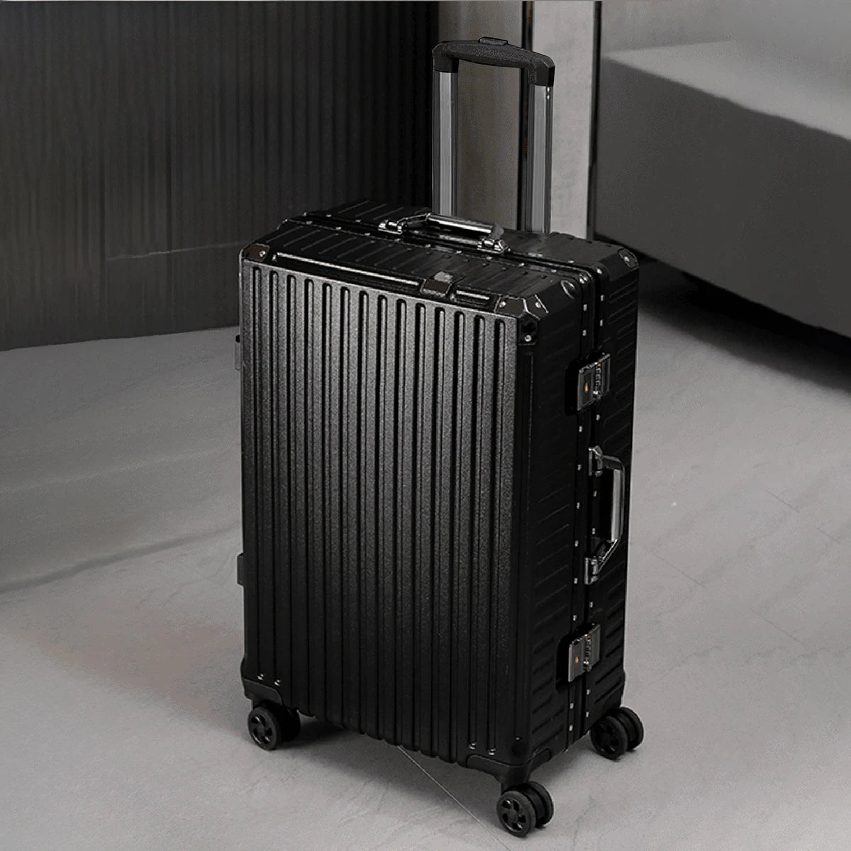 Valise Premium à Roulettes avec Port USB et Serrure à Combinaison, 20 à 28 Pouces
