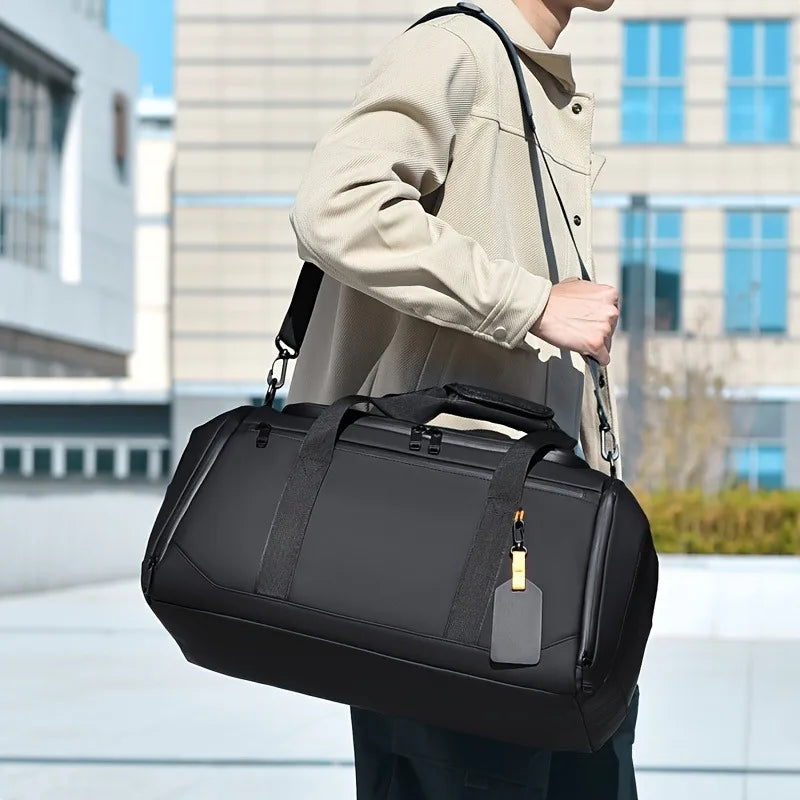 Sac de Voyage Premium en Tissu Oxford, Grande Capacité et Compartiments Multiples